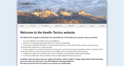Desktop Screenshot of healthtactics.com